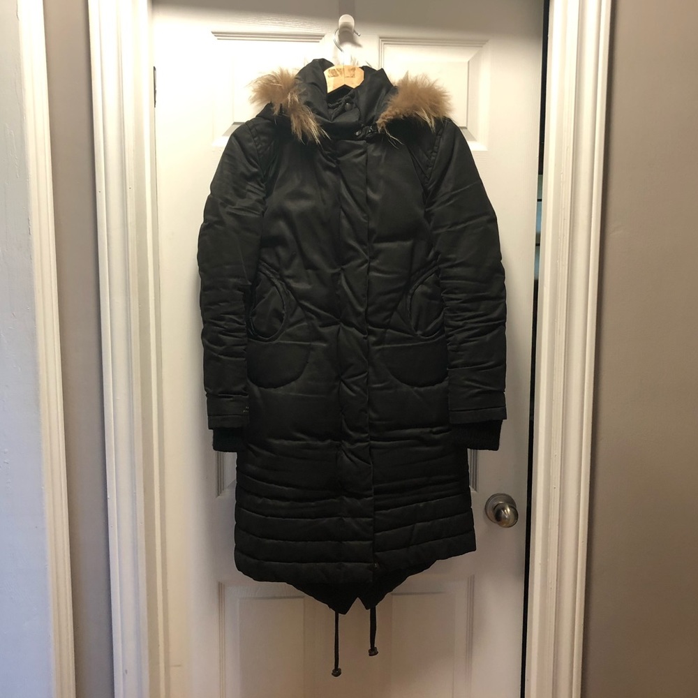 Soia & Kyo Black down jacket - size small